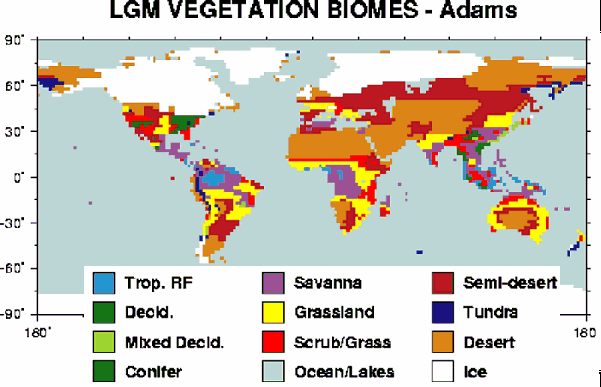 LGM vegetation